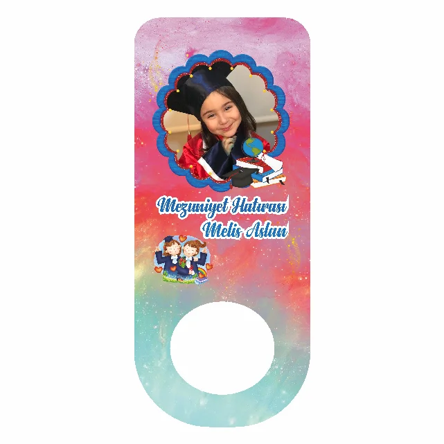 Mezuniyet Temalı Dikdörtgen Açacak Magneti